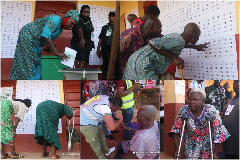 Anambra election: Surprise as aged persons shun fears, vote for their candidates