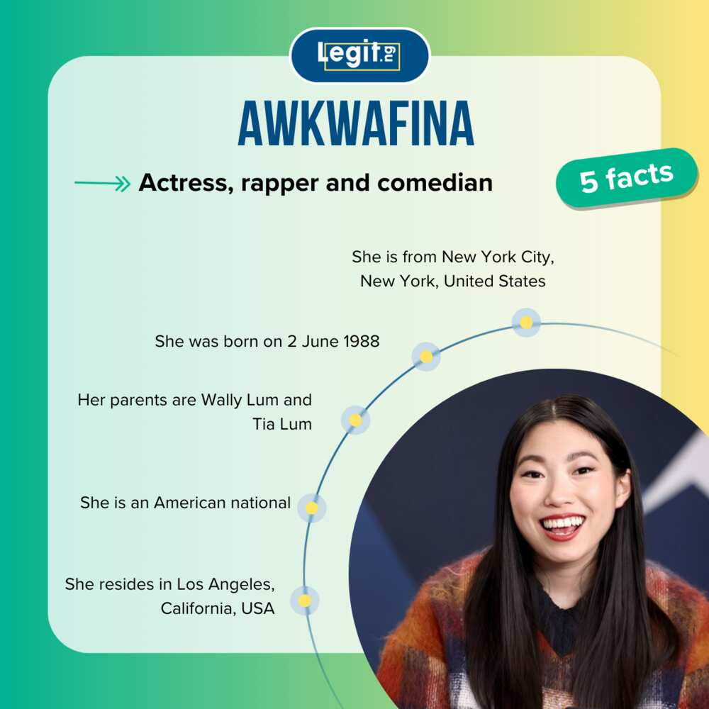 Five facts about Awkwafina.