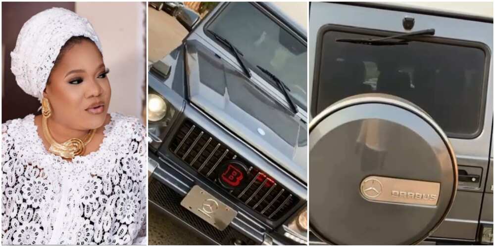 Actress Toyin Abraham splurges millions on Mercedes Benz Brabus