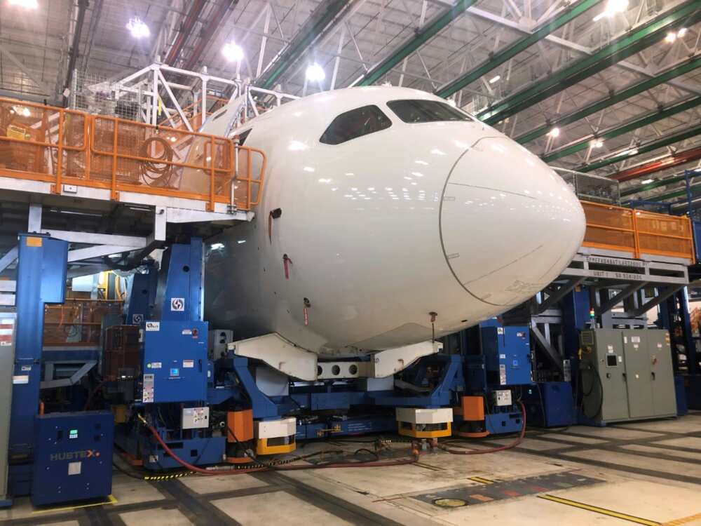 Boeing builds its 787 Dreamliner planes at a hanger in South Carolina