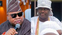 Trending video: Governor Adeleke ignored Ooni of Ife's handshake? here's what we know