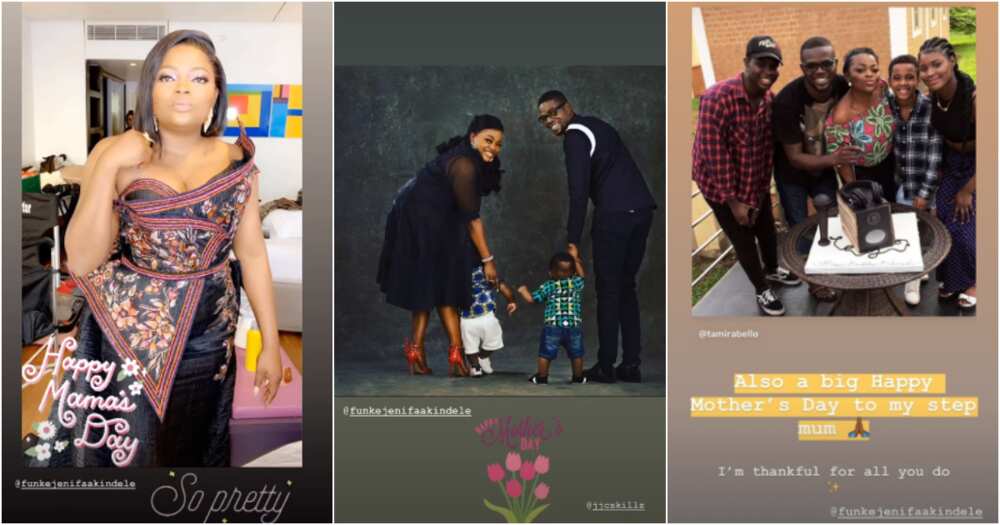 Mother's Day: Funke Akindele’s stepchildren Tamira and Josiah Bello ...