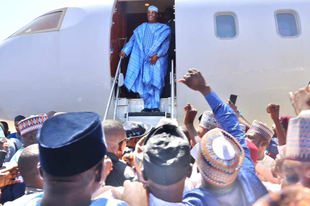 Atiku Abubakar arrives Gombe