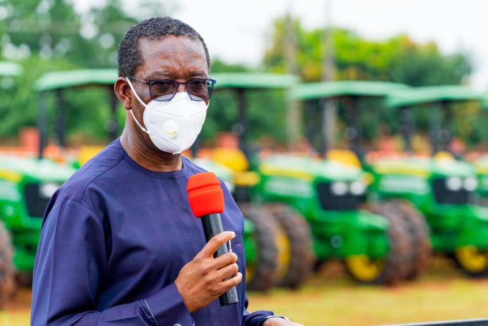 Okowa inaugurates 20 agric tractors, warns against misuse