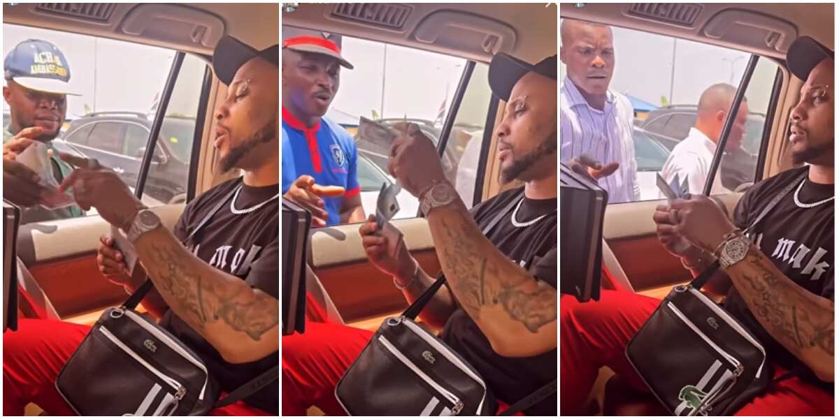 See how Nigerians are reacting after BRed was spotted giving out N2k to grown men in video