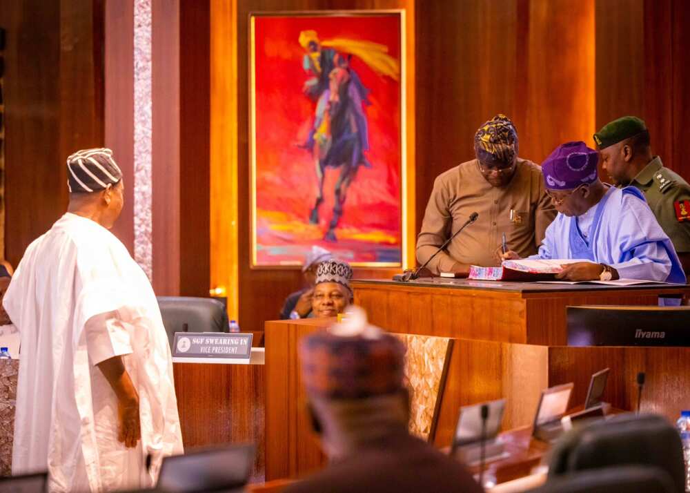 Bola Tinubu ya rantsar da SGF Bola Tinubu ya rantsar da SGF