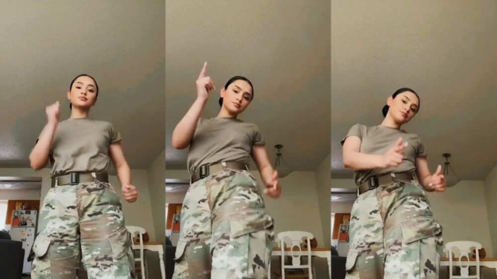 Elegant soldiers dance passionately Elegant soldiers dance passionately