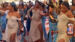 "She is a hot stepper": Pregnant bride dances with shakara on her wedding day, video goes viral on Instagram