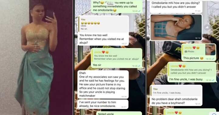 Lady leaks chats with uncle in Abuja