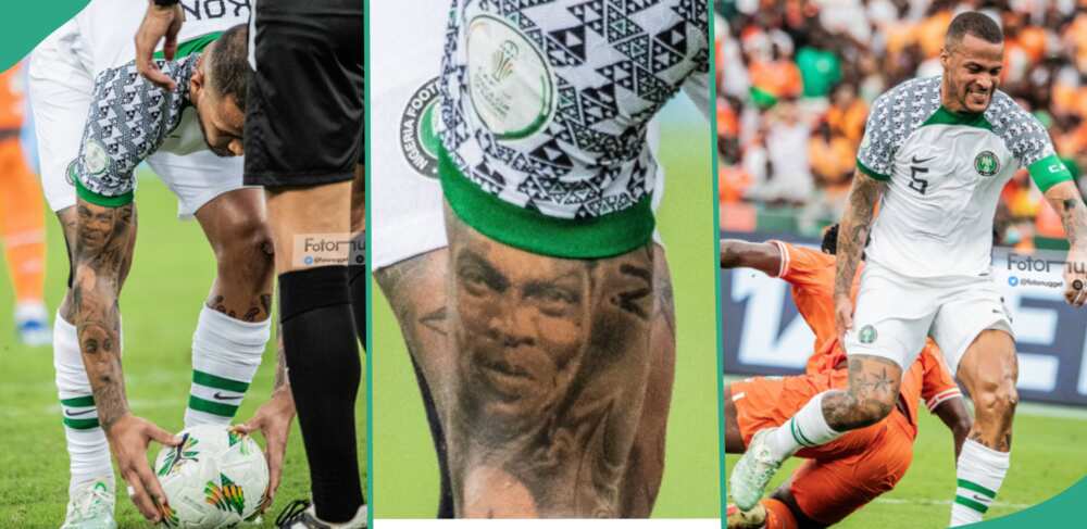 William Troost-Ekong has a tattoo of Fela Kuti's face on his right arm.
