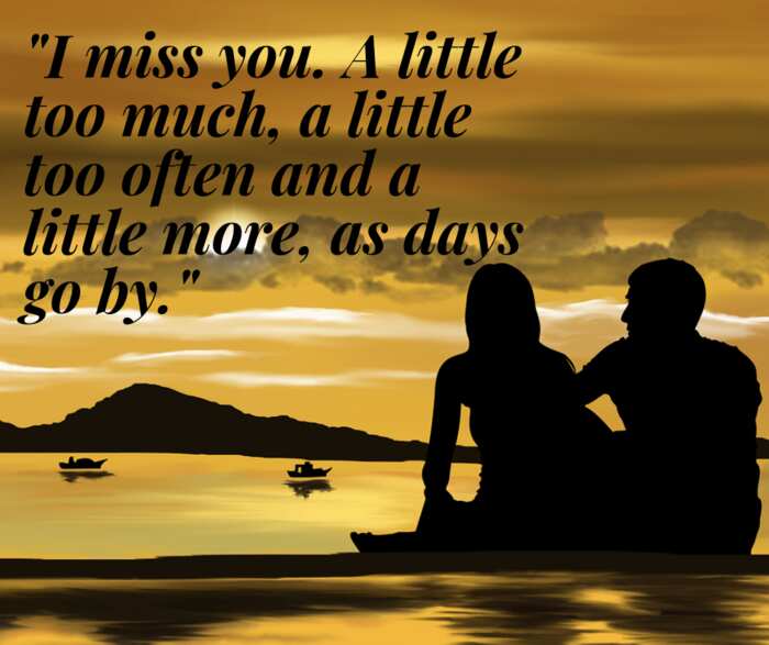 50 missing you quotes and pictures Legit.ng