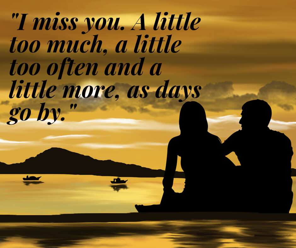 missing you quotes with pictures for lovers
