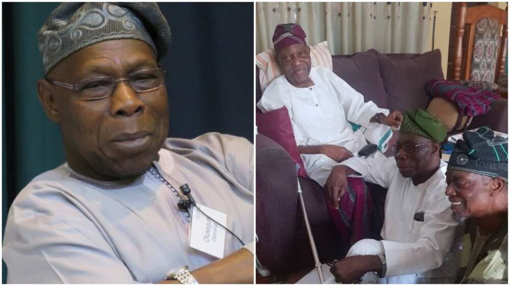 Gurfanar Obasanjo a gaban tsoho mai shekaru 94 ya janyo cece-kuce