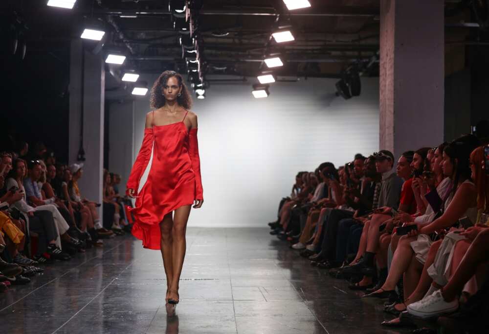 AiDA was just one of the AidLab projects being showcased ahead of London Fashion Week, which started Friday AiDA was just one of the AidLab projects being showcased ahead of London Fashion Week, which started Friday