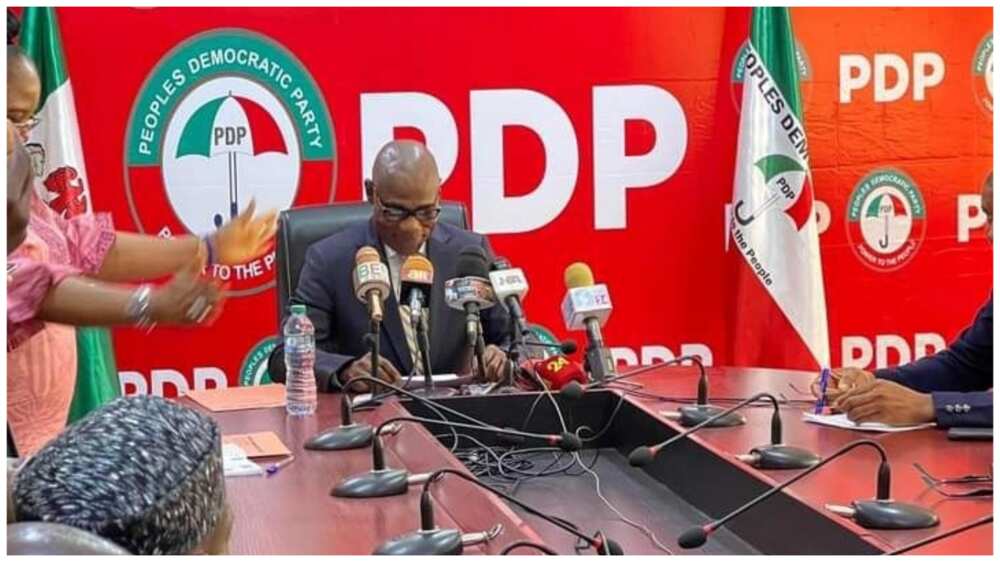 2023 elections, the PDP, PDP Election timetable and primaries