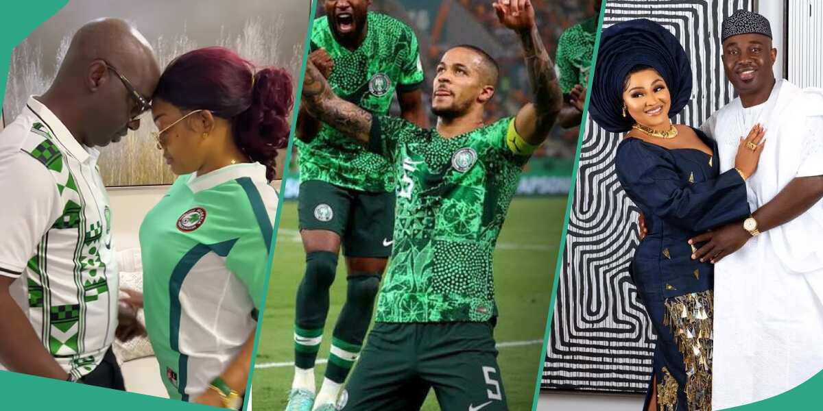 See how Mercy Aigbe and her husband prepare for Super Eagles’ final (video)
