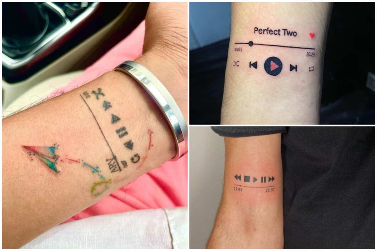 🎼sheet music tattoo armband by @truvillainy 🎹 #tattoo #latattoo  #losangelestattoo #rachmaninoff | Instagram