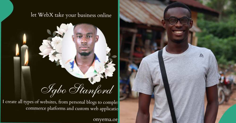 Nigerian man's business flyer scares people
