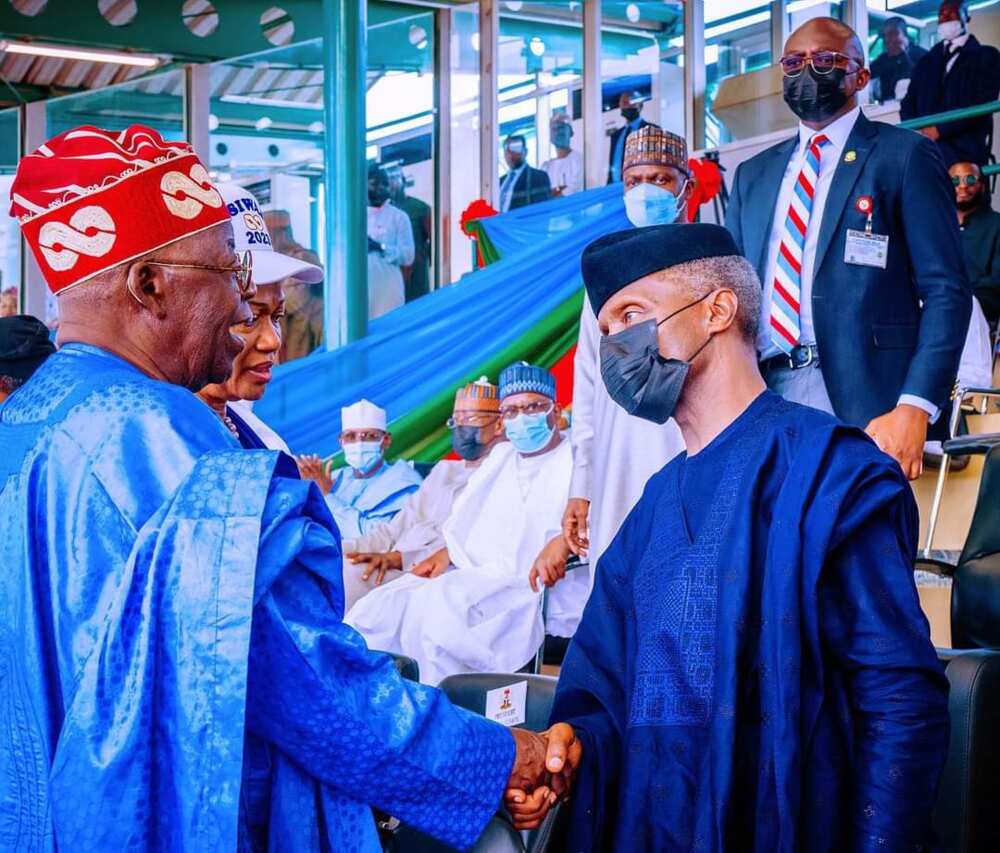 Bola Tinubu, APC primaries, VP Yemi Osinbajo