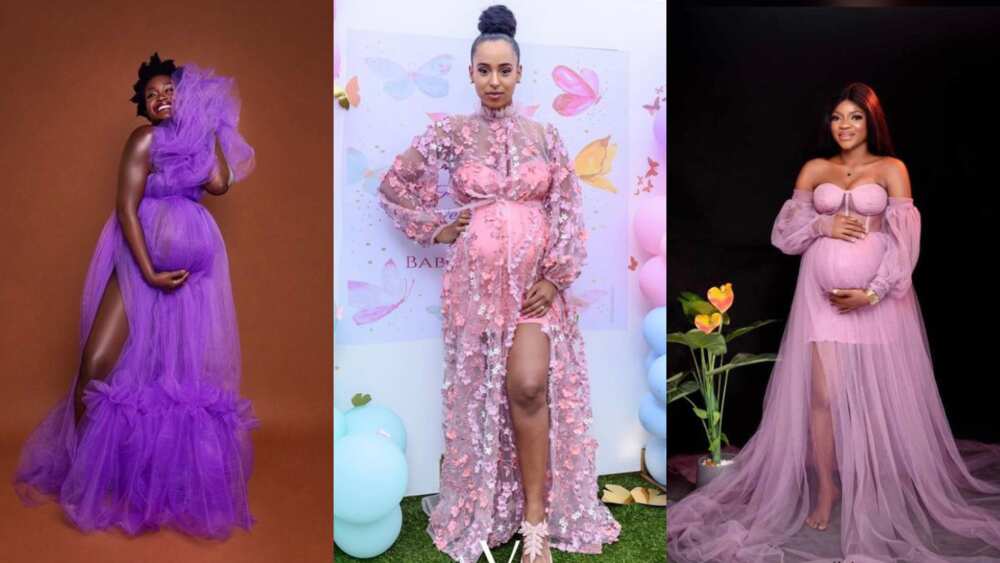 Latest Gown Styles for pregnant ladies Latest Gown Styles for pregnant ladies