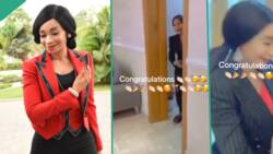 "God rewarded her": Zenith Bank staff shout, hug Adaora Umeoji after she was made GMD/CEO