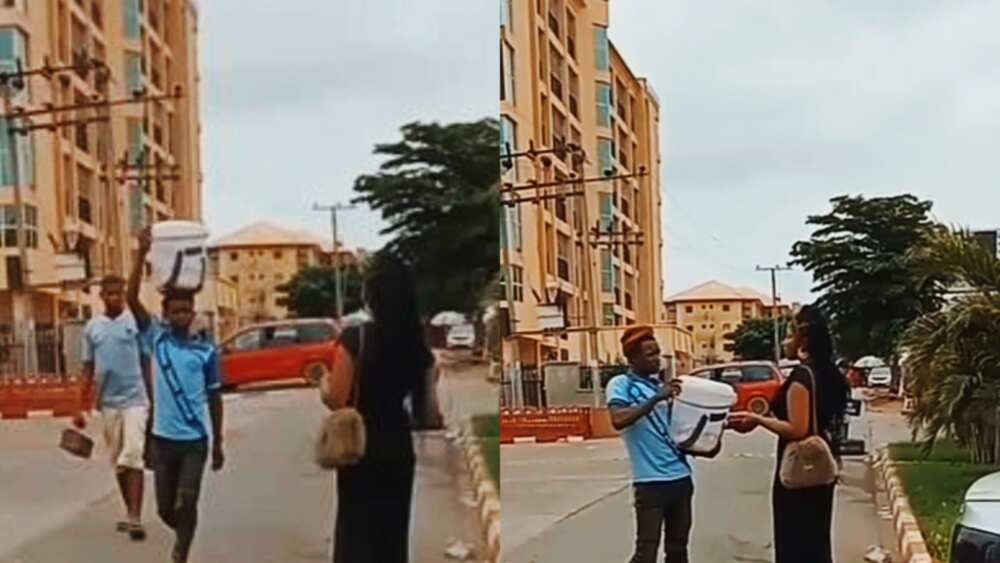 Pure water seller gets reward for his kindness Pure water seller gets reward for his kindness
