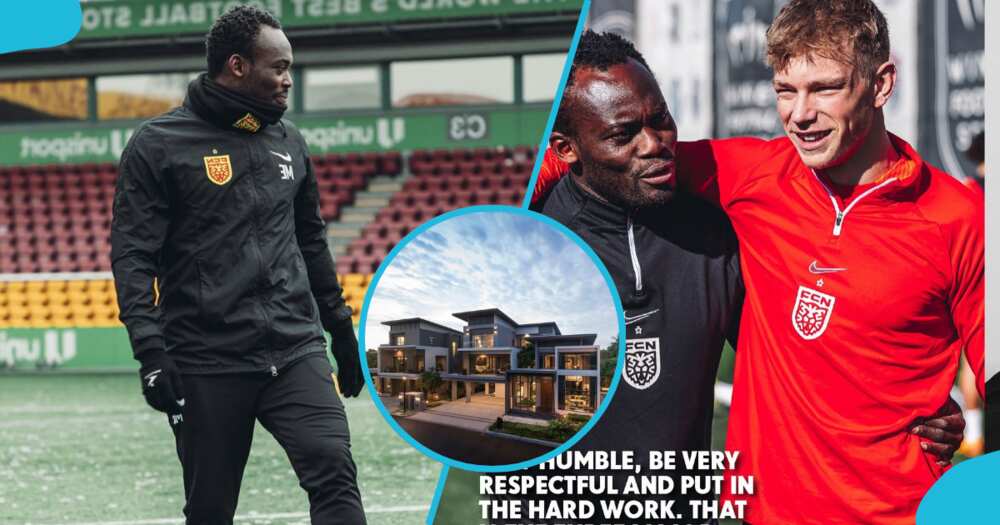 Michael Essien gets eulogised by young players amid losing 2 houses