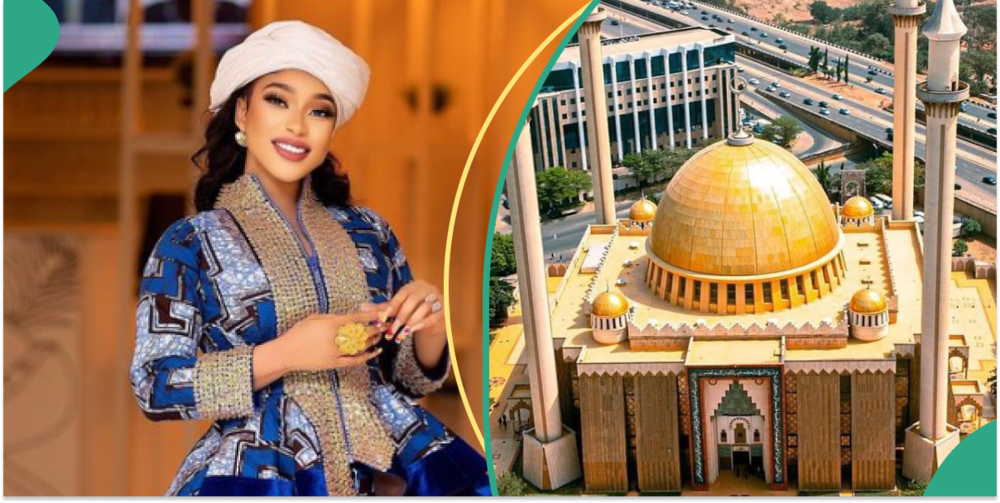 Tonto Dikeh, Abuja Central Mosque