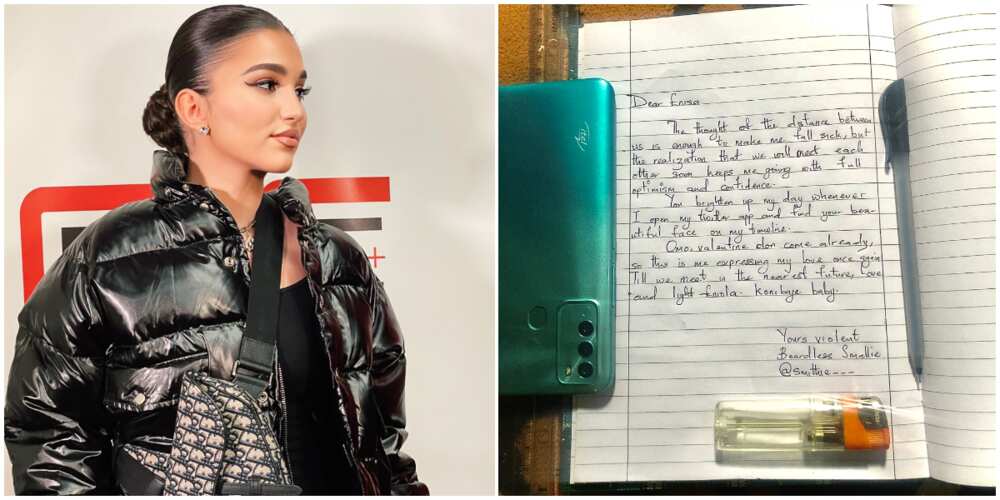 Nigerian man professes love to American pop singer in open love letter, the lady reacts
