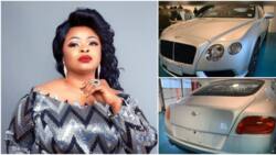 Nollywood film star Dayo Amusa acquires luxury new car (photo)