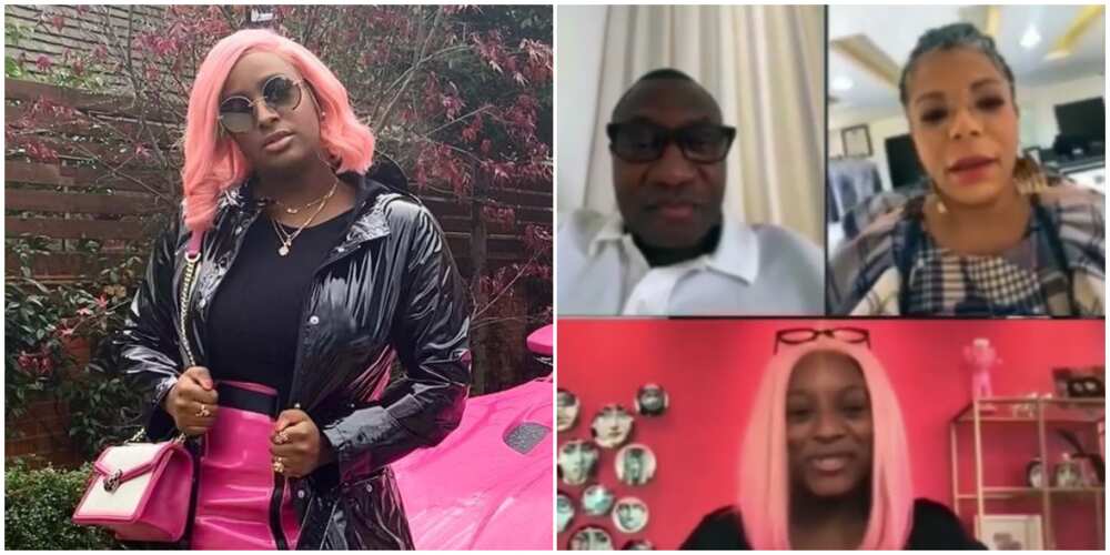 DJ Cuppy bags master's admission into Oxford University, breaks good news to parents on family video call