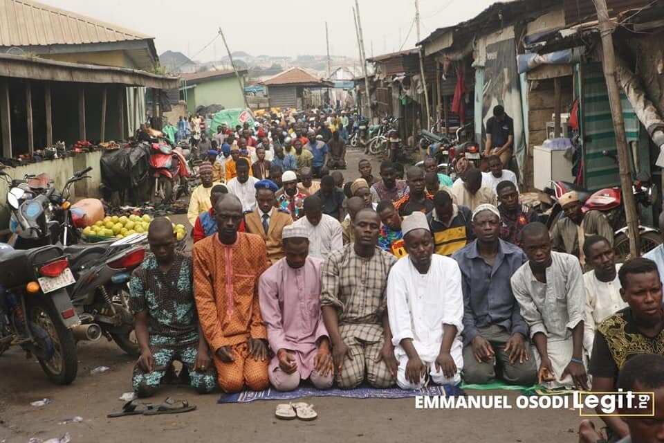 Are they daring coronavirus? Photos show worshippers celebrating Eid-el-Kabir in Ogun