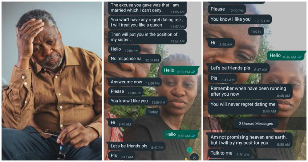 Nigerian lady, married man, WhatsApp chat