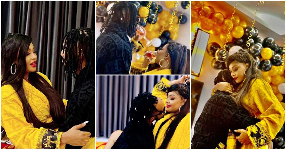 Nollywood actress Angela Okorie gets engaged, see photos from engagement party