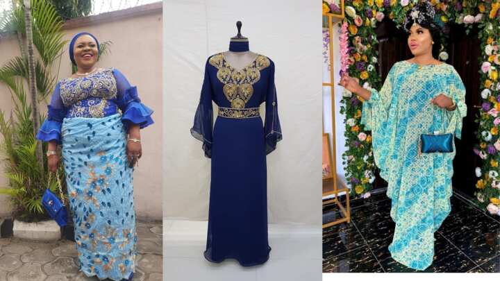 50+ stylish Ankara kaftan gowns with stones: best styles for 2024 ...