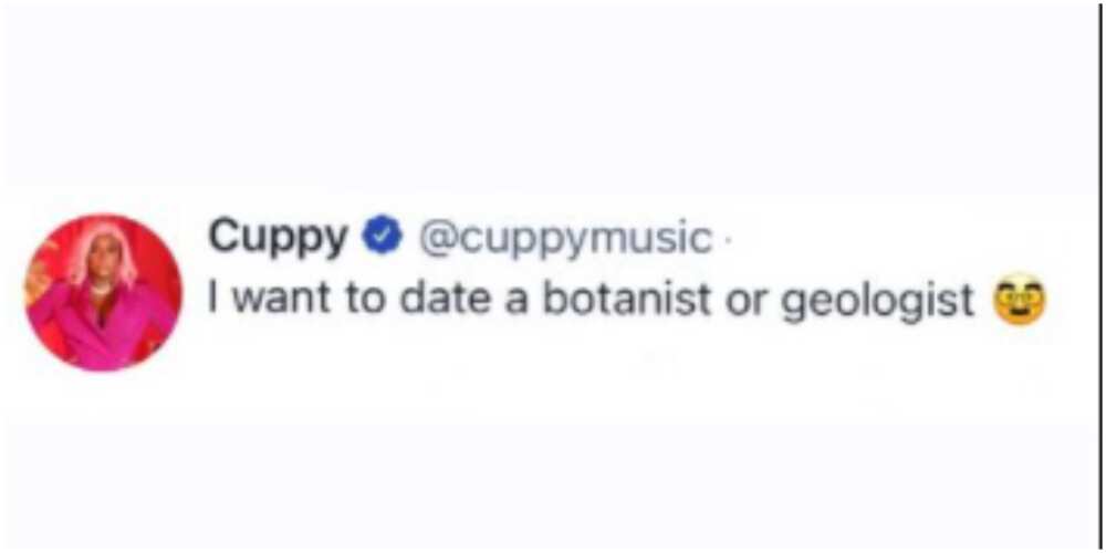 DJ Cuppy wants to date men from academic pool