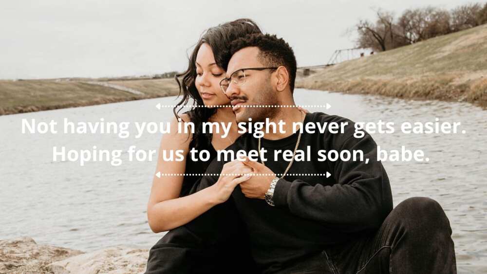Romantic words for a long distance relationship