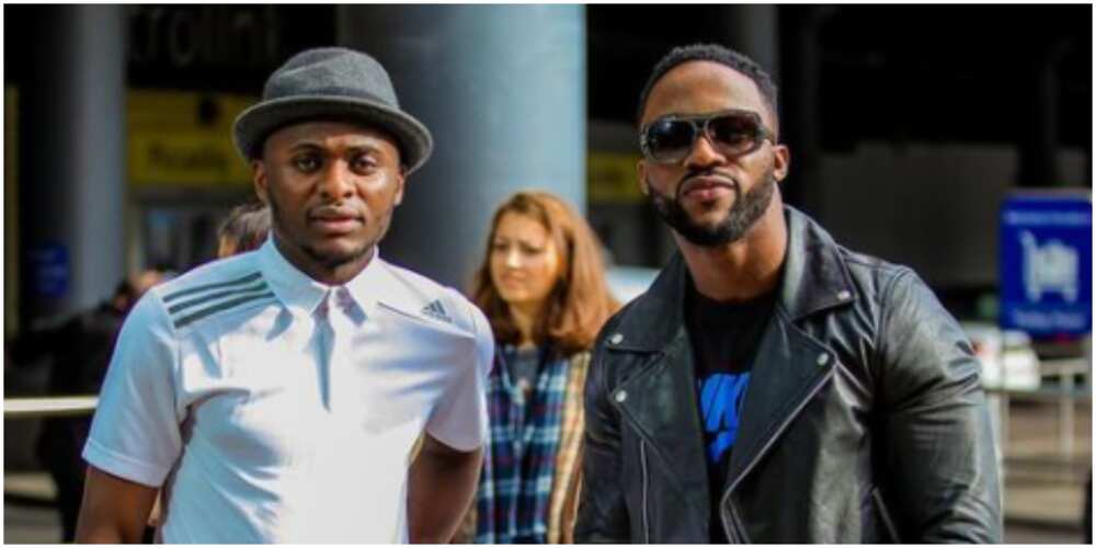 Ubi Franklin and Iyanya are back together