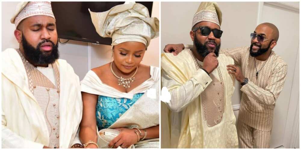Banky W's younger brother Funmi Wellington holds introduction ceremony with fiancee