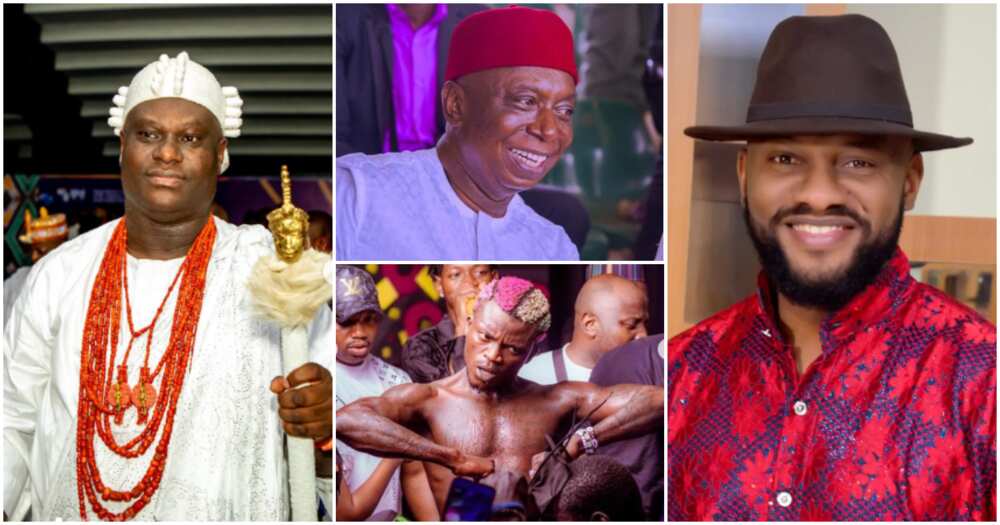 Photos of Ooni Of Ife, Portable, Ned Nwoko and Yul Edochie