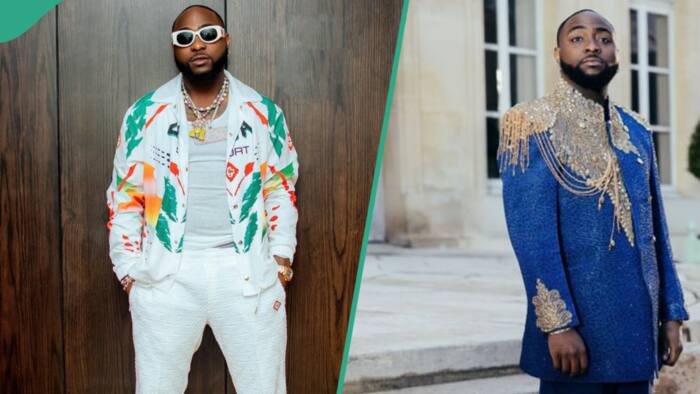 Davido shows off new hairstyle, gets netizens laughing: "Make him no enter rain"
