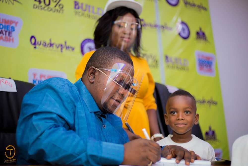 4-year-old “Mummy Calm Down” boy bags multi-million naira endorsement deal with real estate company (Photos)