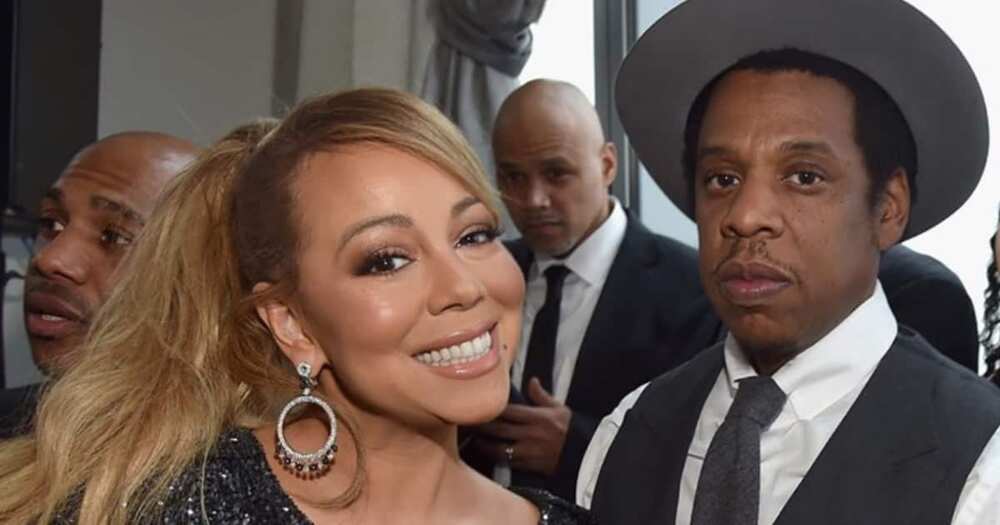 Mariah Carey denies being in a fight with Jay Z and the Roc Nation label Mariah Carey denies being in a fight with Jay Z and the Roc Nation label