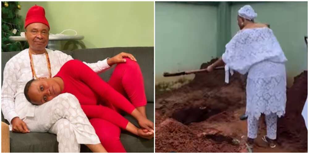 Maureen Esisi buries dad. Maureen Esisi buries dad.