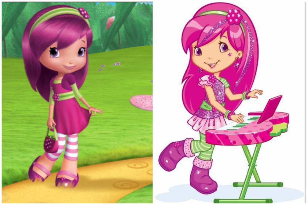 Pink hair cartoon characters Pink hair cartoon characters