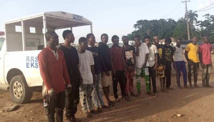 Some students have been arrested for kidnapping their colleague in Ekiti state.