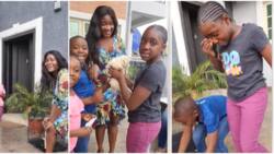I knew she was gonna cry: Mercy Johnson says as Purity goes emotional after actress gifted her a cute dog