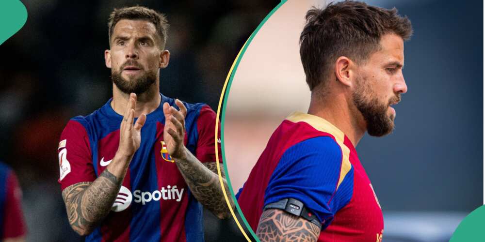 Barcelona star, Inigo Martinez, has been caught in viral video warning a fan against insulting him