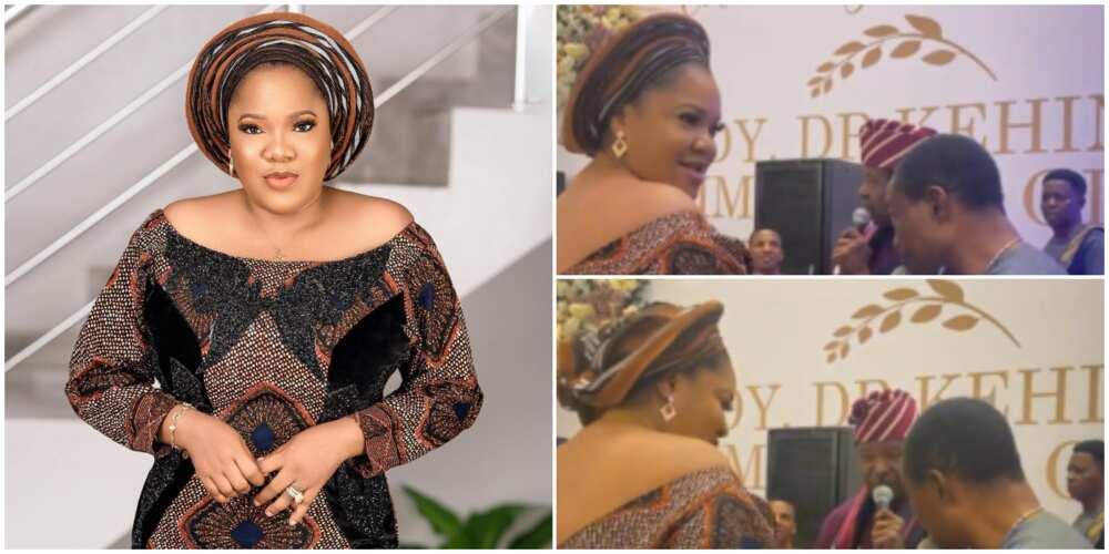 Toyin Abraham rains cash on KSA.