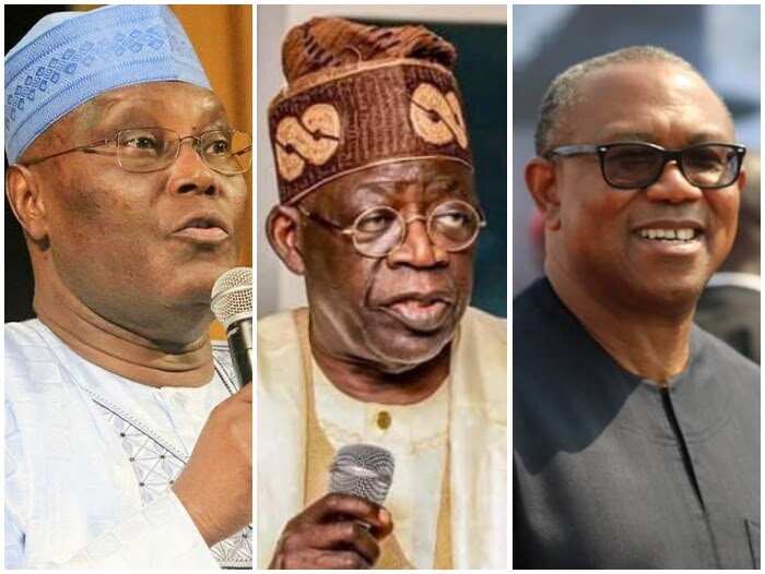 Bola Tinubu/Atiku Abubakar/Peter Obi/APC/PDP/Labour Party/2023 presidential election/2023 presidential campaign